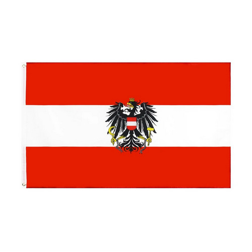 österreich flagge fahne mit - Österreich,