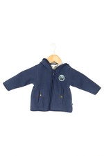 DINO CARS Fleecejacke Kinder Gr. 68 Blau Kapuze Praktisch Polyester Outdoor
