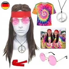 Hippie Kostüm Herren,5pcs