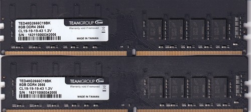 Teamgroup 2x8gb 16gb - 2x8gb,