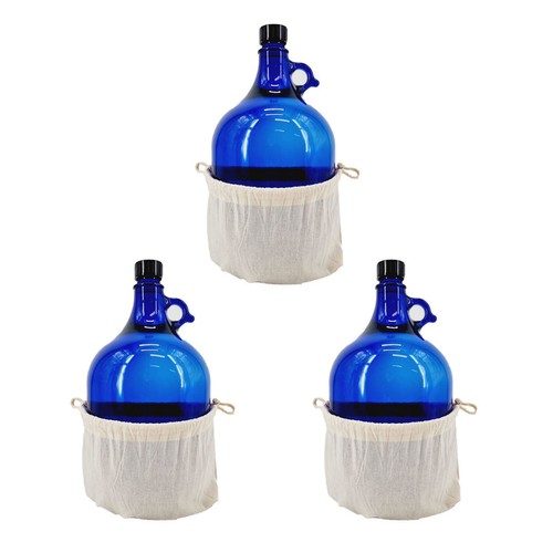 Glasballon blau liter mit - glasballon,
