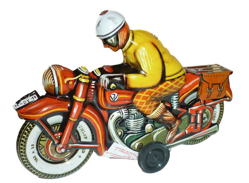 Blechspielzeug motorrad - blechspielzeug,