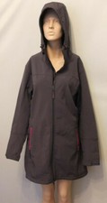 * Just Softshell Kapuzen Mantel Parka Gr. 44 TOP gefüttert Grau    (*)