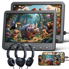 Tragbarer dvd player - 2×10,5",