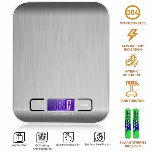 Küchenwaage 10kg digital - küchenwaage,