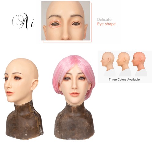 Silicone female mask headwear - female,