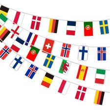 WM 2026 Wimpelkette mit 28