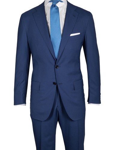 Kiton anzug napoliblau mit - anzug, in