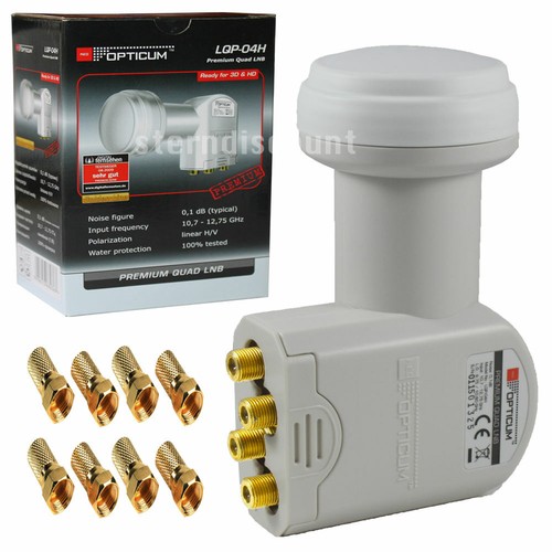 Opticum quad lnb 1db - quad, 0,1db