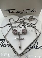 Thomas Sabo Karma Bead Kette 80 & Beads & Kreuz Anhänger Neu