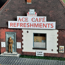 OO STÄRKE ACE CAFE LONDON ABZIEHBILD KIT 2. WW. ERA 1930ER-40ER JAHRE WELTKRIEG TRANSPORT IKONE