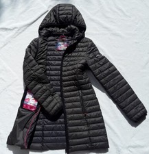 Frieda&Freddies Stepp-Mantel vegan Down 34 Ultra leicht khaki-grün  Kapuze top