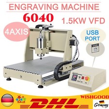 USB 1500W 4 Achse CNC 6040 Router Fr?se Graveur Graviermaschine Schneidemaschine