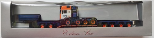 Herpa man f2000 mit tieflader - man,