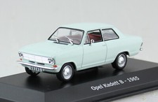 Opel Kadett B 1965 hellblau 1:43 Hachette Modellauto 