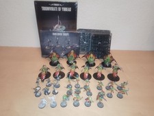 Warhammer 40K Harlequins Armee teilweise bemalt