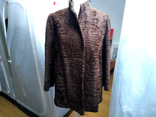 Pelzmantel BOECKER Breitschwanz Persianer braun Gr. ca. 40-42 Kurzmantel 