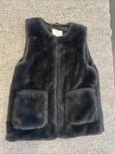 ZARA Mädchen Fellweste Gr