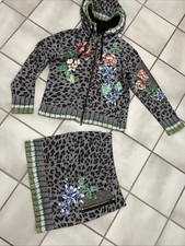 Marc Cain, bedruckte Jacke und Rock, N3 (36-38), NP 428 €