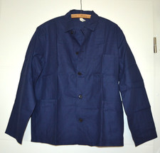 DDR Arbeitsjacke Blau Gr. 48 Tanna Werkstatt Fabrik Oldtimertreffen Ungetr