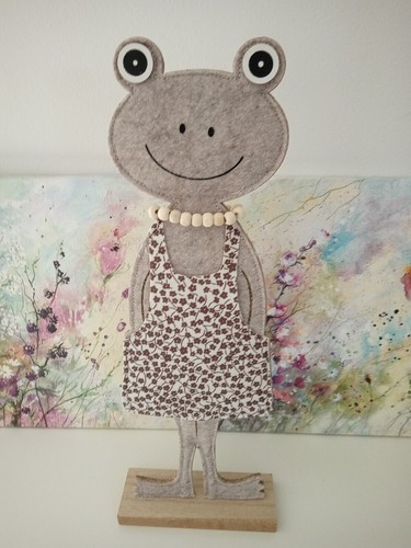 Deko frosch 38cm - deko, ca