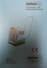 Weber rüttelplatte - cf, 2