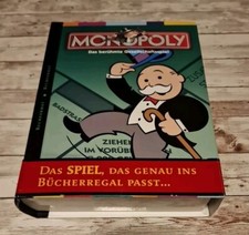 Monopoly Buchausgabe passt ins Bücherregal 