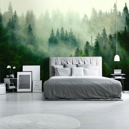 Fototapete wald nebel - fototapete, im