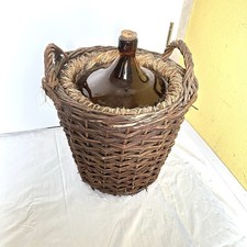 Weinballon im Weidenkorb Korbflasche vintage Deko 25l 