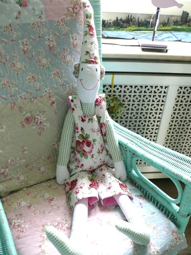 Wichtel rosali stoffpuppe - wichtel, "rosali"