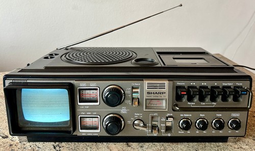 Sharp 27g radio cassette - sharp, radio/cassette/tv