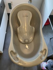 Baby Badewanne mit Gestell, Faltbar, Grau