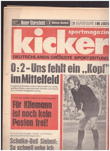 Kicker sportmagazin 21 - sportmagazin,