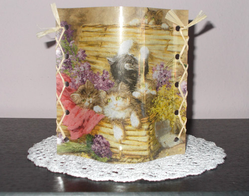 Dekowindlicht katzen shabby - katzen,