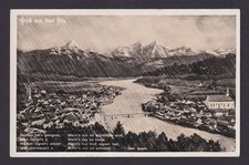 Ansichtskarte Bad Tölz Künstlerkarte SST Jodbad Bayrische Alpen n. Isen