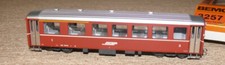 K23 Bemo 3257 Personenwagen AB 1546 1./2.Kl.  der RhB Spur  HOm/HOe