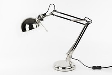 IKEA "FORSA" Arbeitsleuchte Schreibtischlampe vernickelt