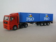 Siku 3424 – 1:55 – MAN TGA – Container-Auflieger – top Zustand!