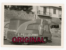 Orig Foto 60er Klein LKW mit Sonderkarosserie & Werbung für Pellegrino Wasser  !