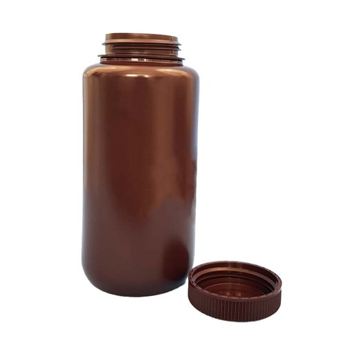 Weithalsflasche braun hdpe - weithalsflasche,