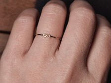 Eleganter 14K Goldring mit