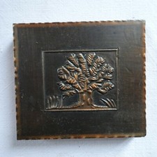 kleines Bild in Kupfer, Baum