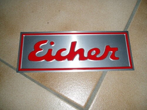 Eicher deko schild - eicher, deko-schild