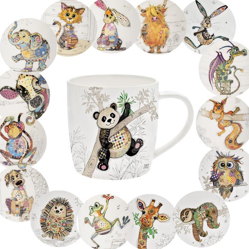 Keramiktasse käfer kunst - keramiktasse,