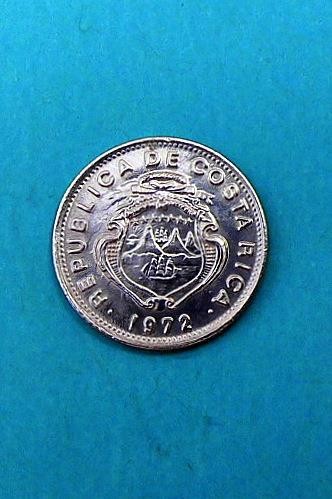 Costa rica centimos 1972 - costa, ⭐