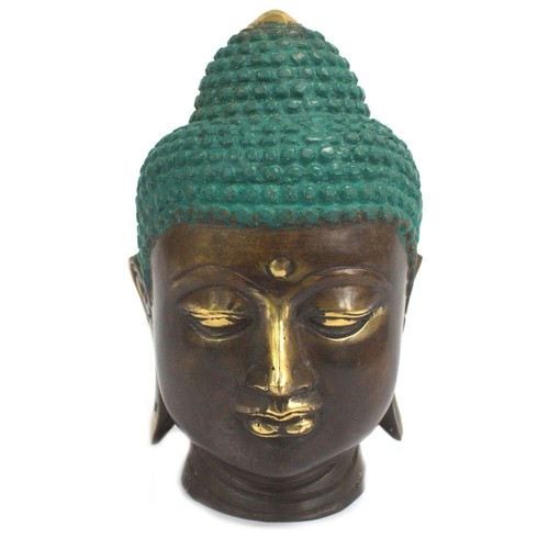 Statue kopf buddha messing - kopf,