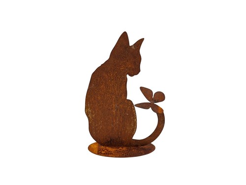 Rostdeko katze kätzchen mit - katze,