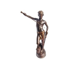 Große Bronze Statue Skulptur