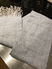 roeckl Schal , 100% Merino Wolle , hellblau , ungetragen