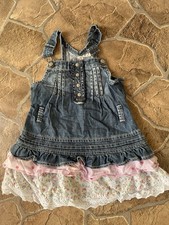 Latzkleid Mädchen Kleid   Gr